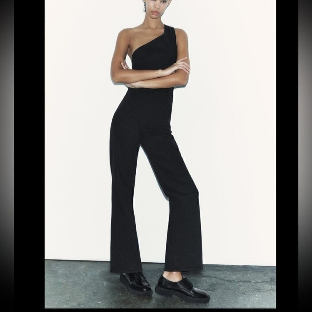ZARA ASYMMETRIC JUMPSUIT . Brand new with tag.